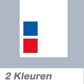 Bedrukte tape 2 kleuren