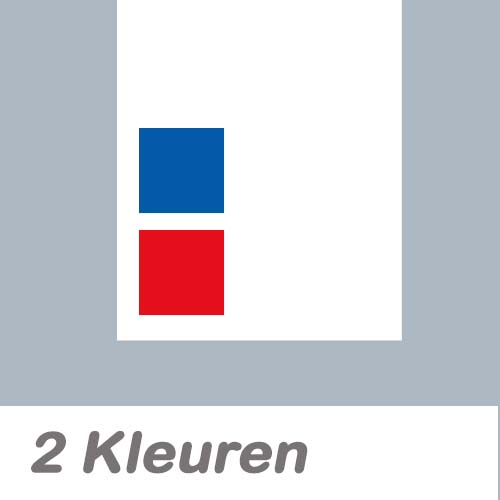 Bedrukte tape 2 kleuren